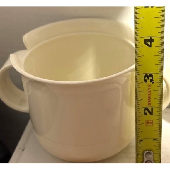 Tupperware Sugar Bowl With Pink Snap Lid 10oz #2310A-2 Vintage 1990's - Picture 4 of 7